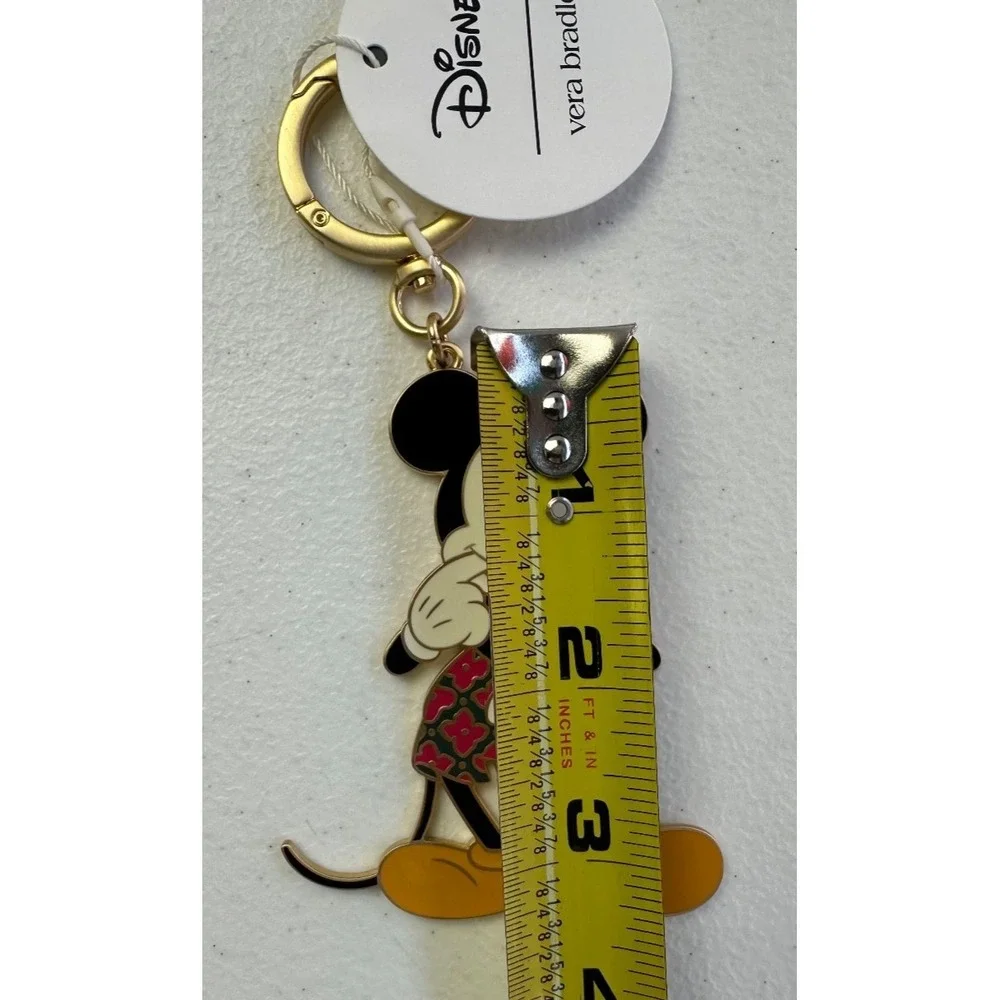 Vera Bradley Disney Silly Mickey Keychain Bag Charm NWT 2024 LE Enamel Collector